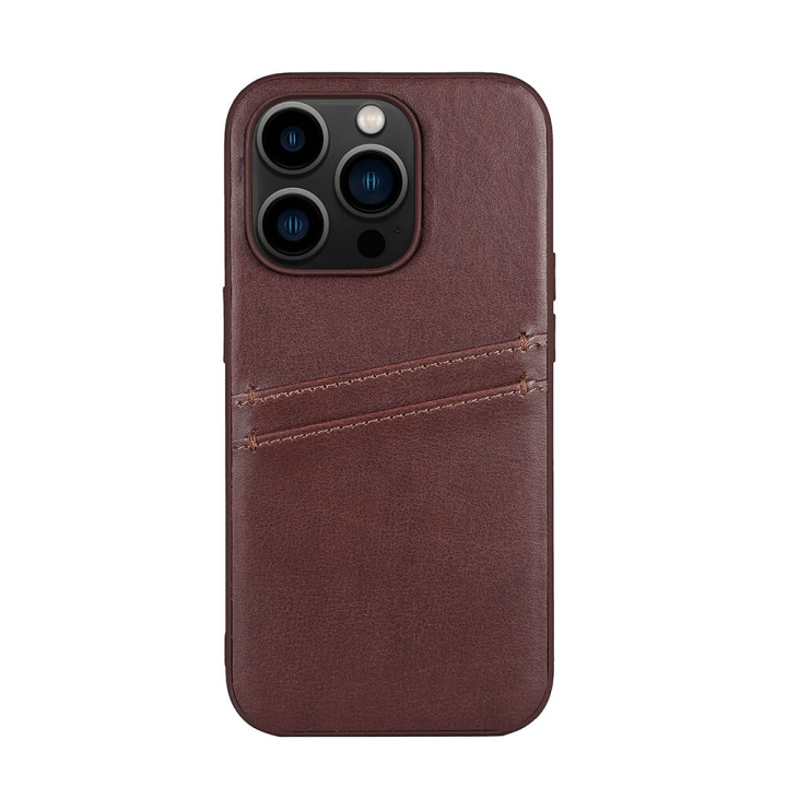 Buffalo Cover PU Brun - iPhone 14 Pro i gruppen SMARTPHONES & TABLETS / Mobil Beskyttelse / Apple / iPhone 14 hos TP E-commerce Nordic AB (C15707)