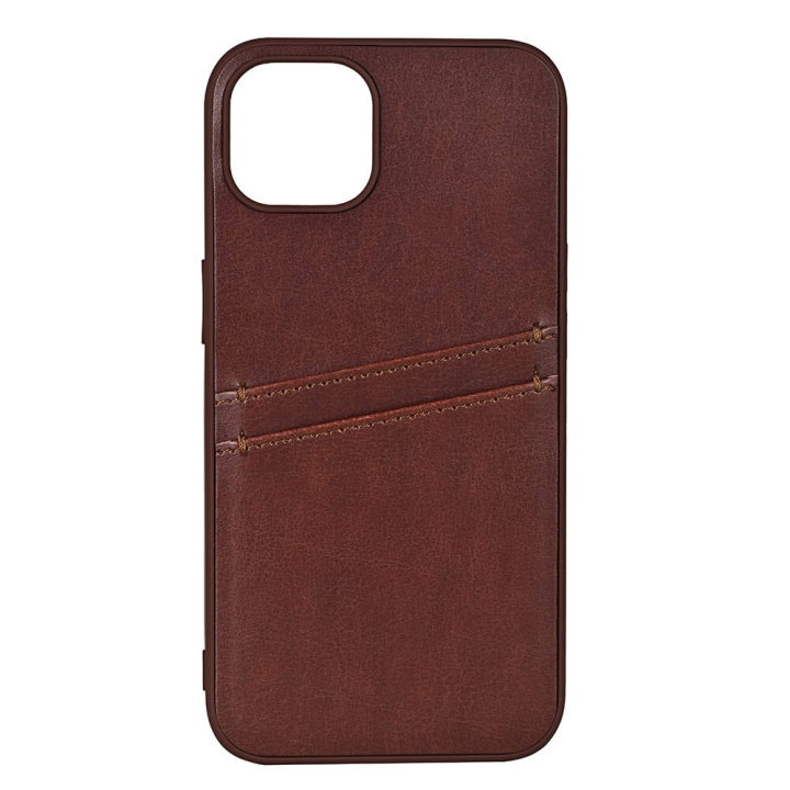 Buffalo Mobilcover PU 2 kort Brun - iPhone 12/12 Pro i gruppen SMARTPHONES & TABLETS / Mobil Beskyttelse / Apple / iPhone 12 / Cover hos TP E-commerce Nordic AB (C15721)