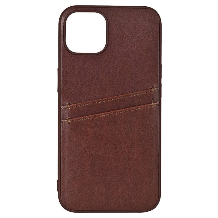 Buffalo Mobilcover PU Brun - iPhone 13 i gruppen SMARTPHONES & TABLETS / Mobil Beskyttelse / Apple / iPhone 13 / Cover hos TP E-commerce Nordic AB (C15723)