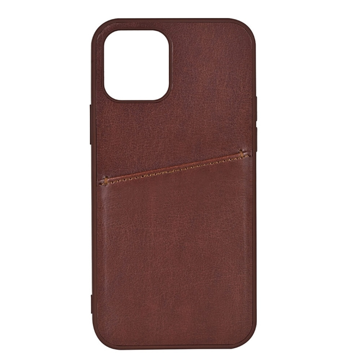 Buffalo Cover PU 1 Kort - iPhone 13 Mini Brun i gruppen SMARTPHONES & TABLETS / Mobil Beskyttelse / Apple / iPhone 13 Mini / Cover hos TP E-commerce Nordic AB (C15725)