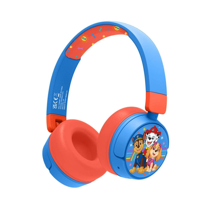 Paw Patrol Høretelefoner On-Ear Junior Trådløs 85dB/95dB Paw Patrol i gruppen HJEMMEELEKTRONIK / Lyd & billede / Hovedtelefoner & Tilbehør / Hovedtelefoner hos TP E-commerce Nordic AB (C15798)