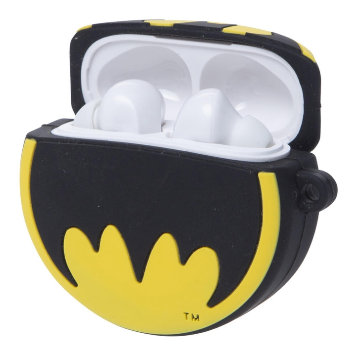 BATMAN Høretelefoner In-Ear TWS Batman Logo i gruppen HJEMMEELEKTRONIK / Lyd & billede / Hovedtelefoner & Tilbehør / Hovedtelefoner hos TP E-commerce Nordic AB (C15806)