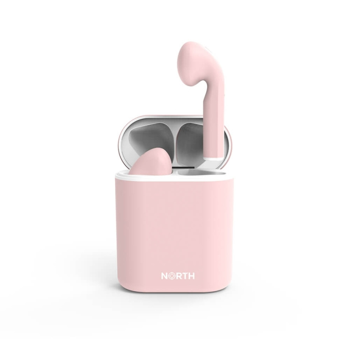 North True Wireless Hovedtelefon TOUCH ONE Rosa TWS Mic i gruppen HJEMMEELEKTRONIK / Lyd & billede / Hovedtelefoner & Tilbehør / Hovedtelefoner hos TP E-commerce Nordic AB (C15808)