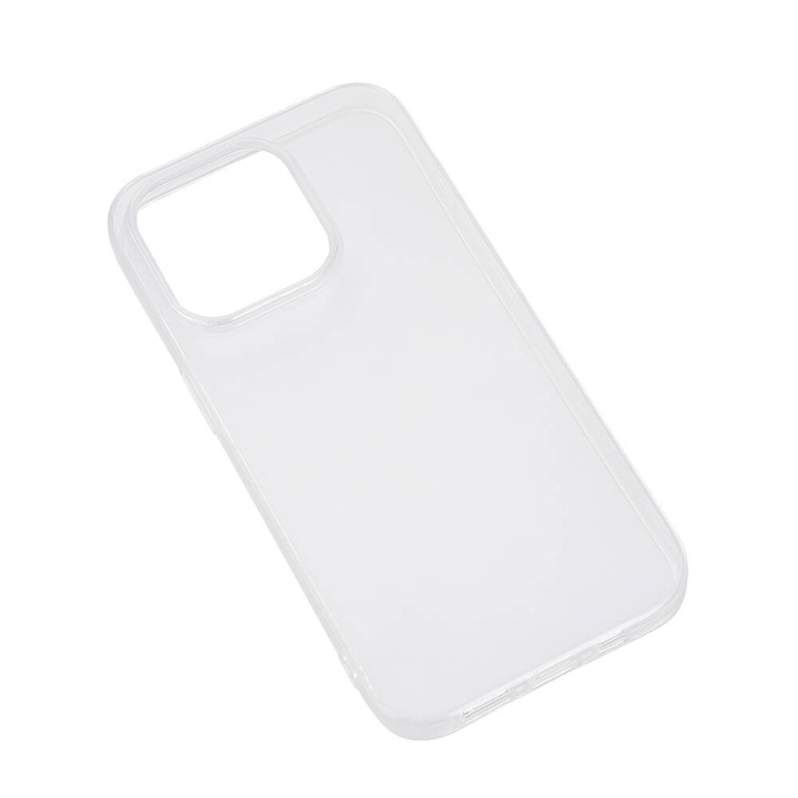 Gear Mobilcover TPU Transparent - iPhone 14 Pro i gruppen SMARTPHONES & TABLETS / Mobil Beskyttelse / Apple / iPhone 14 hos TP E-commerce Nordic AB (C15830)