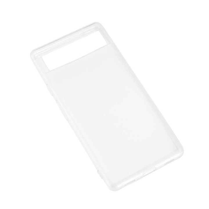 Gear Mobilcover TPU Transparent - Google Pixel 6a i gruppen SMARTPHONES & TABLETS / Mobil Beskyttelse / Google hos TP E-commerce Nordic AB (C15840)