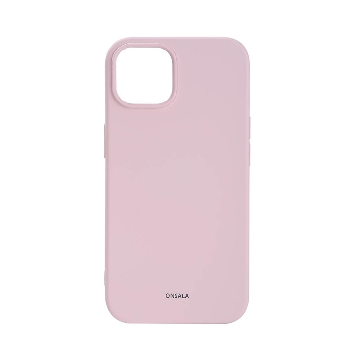 ONSALA Mobilcover Silikone Chalk Pink - iPhone 13/14 i gruppen SMARTPHONES & TABLETS / Mobil Beskyttelse / Apple / iPhone 14 hos TP E-commerce Nordic AB (C15849)