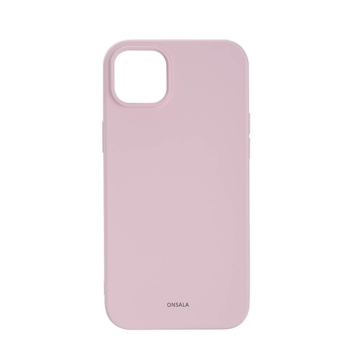 ONSALA Mobilcover Silikone Chalk Pink - iPhone 14 Plus i gruppen SMARTPHONES & TABLETS / Mobil Beskyttelse / Apple / iPhone 14 hos TP E-commerce Nordic AB (C15850)