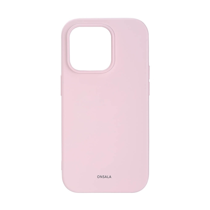 ONSALA Mobilcover Silikone Chalk Pink - iPhone 14 Pro i gruppen SMARTPHONES & TABLETS / Mobil Beskyttelse / Apple / iPhone 14 hos TP E-commerce Nordic AB (C15851)