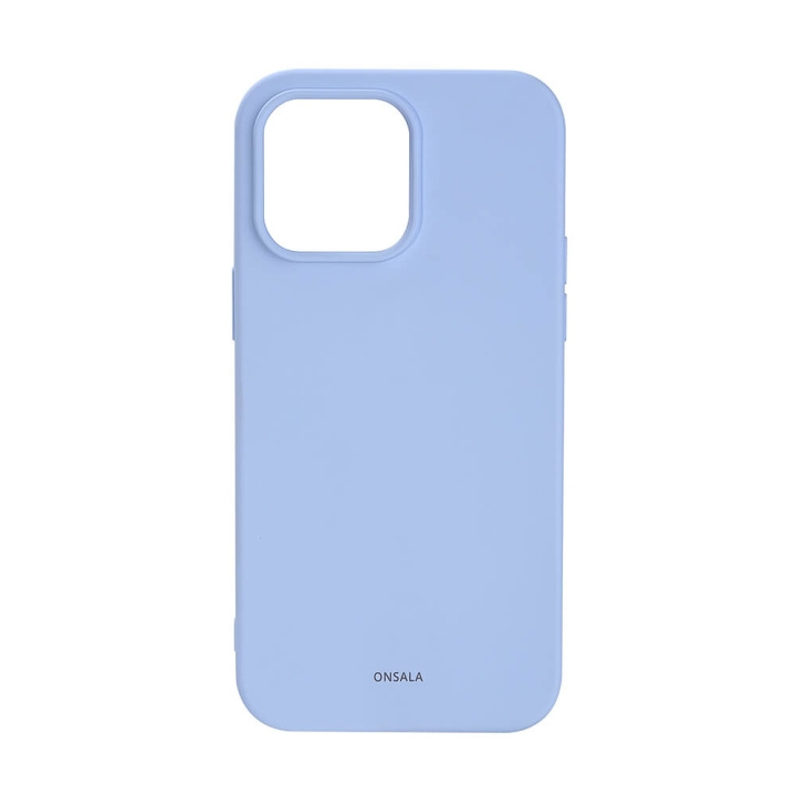 ONSALA Mobilcover Silikone Light Blue - iPhone 14 Pro Max i gruppen SMARTPHONES & TABLETS / Mobil Beskyttelse / Apple / iPhone 14 hos TP E-commerce Nordic AB (C15856)