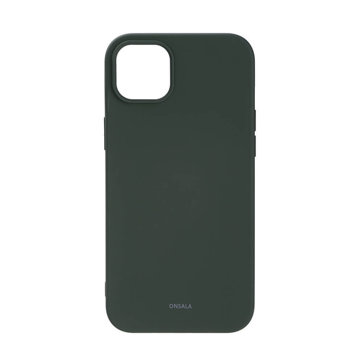 Onsala Mobilcover Silikone Olive Green - iPhone 14 Plus i gruppen SMARTPHONES & TABLETS / Mobil Beskyttelse / Apple / iPhone 14 hos TP E-commerce Nordic AB (C15858)