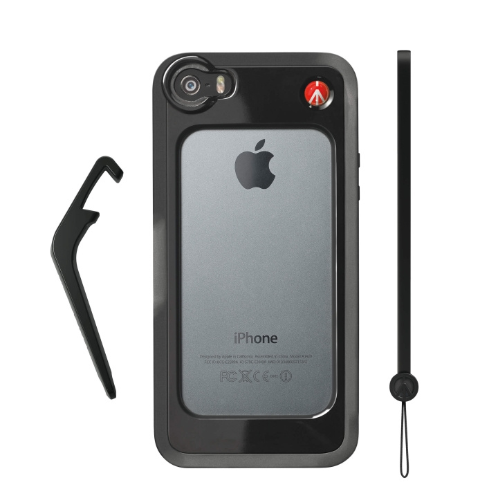 MANFROTTO Cover iPhone5/5s/SE KLYP Sort i gruppen SMARTPHONES & TABLETS / Mobil Beskyttelse / Apple / iPhone 5/5S/SE / Cover hos TP E-commerce Nordic AB (C15871)