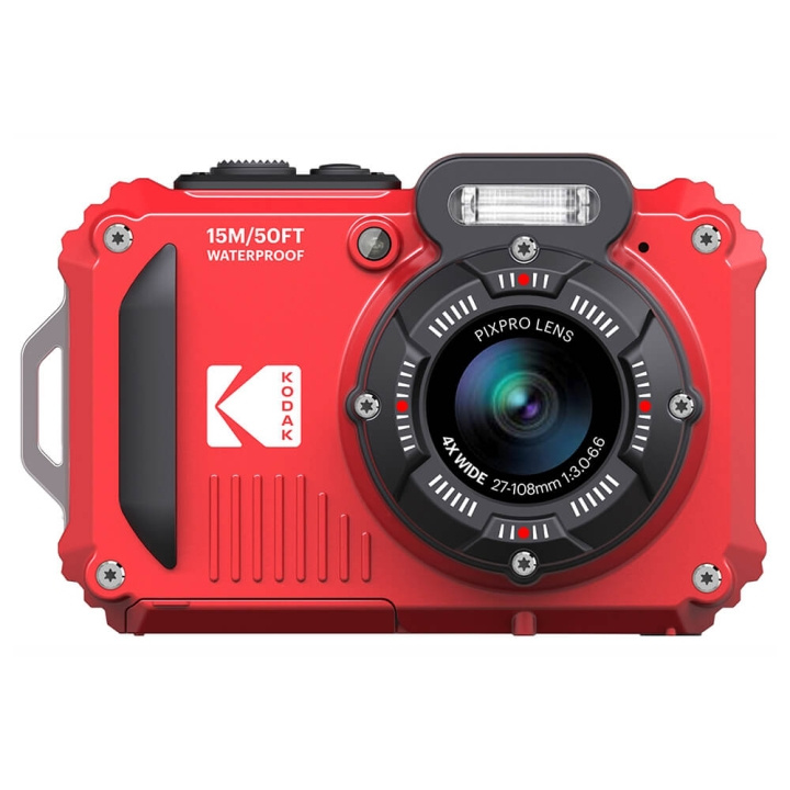 Kodak Digitalt Kamera Pixpro WPZ2 5x WP 16MP Wifi Rød i gruppen HJEMMEELEKTRONIK / Foto og video / Kamera hos TP E-commerce Nordic AB (C15883)