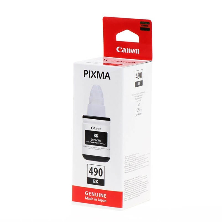 Canon Blæk 0663C001 GI-490 Sort i gruppen COMPUTERTILBEHØR / Printere og tilbehør / Blæk og toner / Blækpatroner / Canon hos TP E-commerce Nordic AB (C15896)