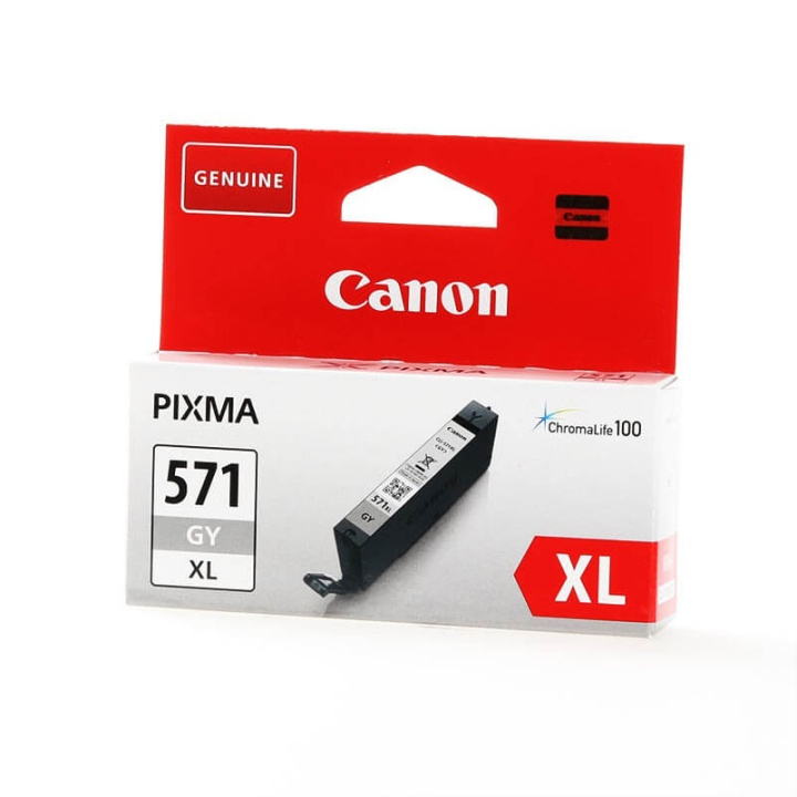 Canon Blæk 0335C001 CLI-571XL Grå i gruppen COMPUTERTILBEHØR / Printere og tilbehør / Blæk og toner / Blækpatroner / Canon hos TP E-commerce Nordic AB (C15953)