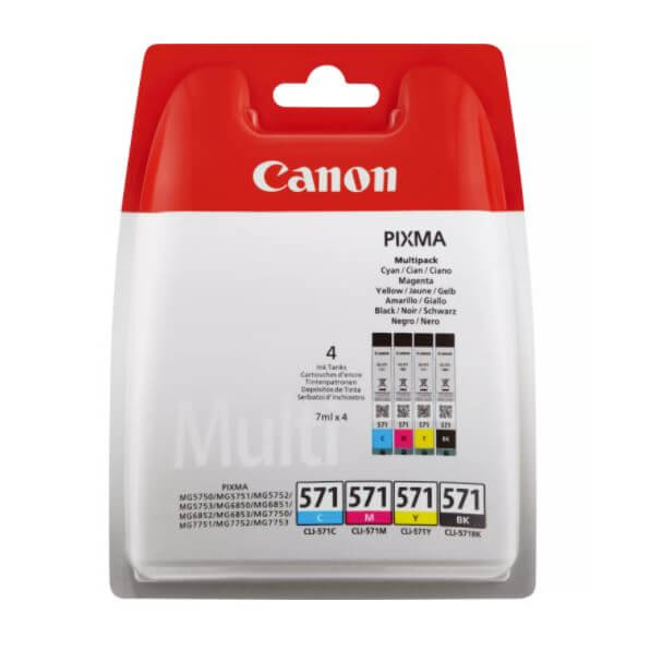 Canon Blæk Multipak 0386C005 Sort Cyan Magenta Gul i gruppen COMPUTERTILBEHØR / Printere og tilbehør / Blæk og toner / Blækpatroner / Canon hos TP E-commerce Nordic AB (C15958)