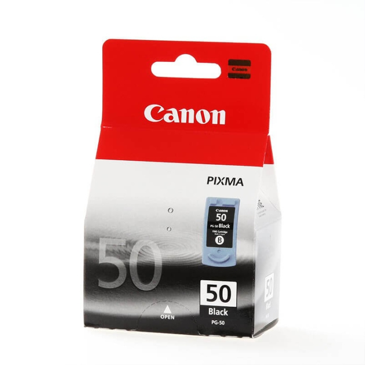 Canon Blæk 0616B001 PG-50 Sort i gruppen COMPUTERTILBEHØR / Printere og tilbehør / Blæk og toner / Blækpatroner / Canon hos TP E-commerce Nordic AB (C15964)
