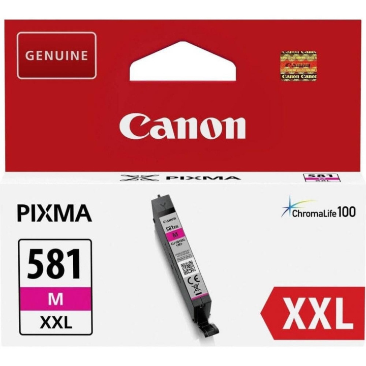 Canon Blæk 1996C001 CLI-581XXL Magenta i gruppen COMPUTERTILBEHØR / Printere og tilbehør / Blæk og toner / Blækpatroner / Canon hos TP E-commerce Nordic AB (C15991)