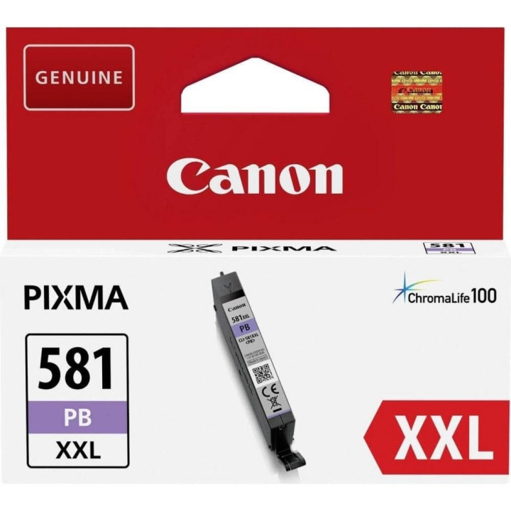 Canon Blæk 1999C001 CLI-581XXL Photo Blå i gruppen COMPUTERTILBEHØR / Printere og tilbehør / Blæk og toner / Blækpatroner / Canon hos TP E-commerce Nordic AB (C15995)