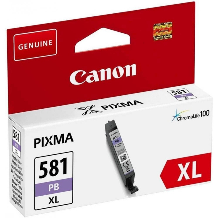 Canon Blæk 2053C001 CLI-581XL Photo Blå i gruppen COMPUTERTILBEHØR / Printere og tilbehør / Blæk og toner / Blækpatroner / Canon hos TP E-commerce Nordic AB (C16002)