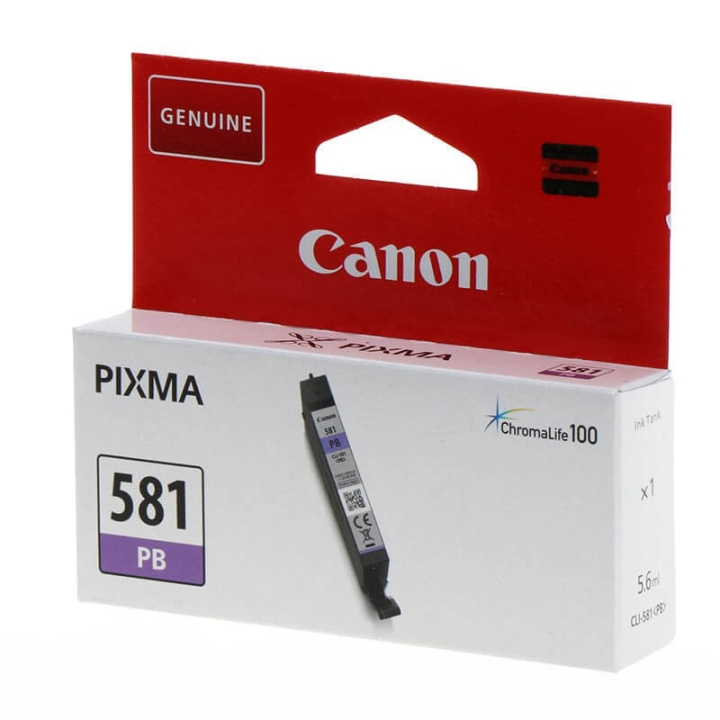 Canon Blæk 2107C001 CLI-581 Photo Blå i gruppen COMPUTERTILBEHØR / Printere og tilbehør / Blæk og toner / Blækpatroner / Canon hos TP E-commerce Nordic AB (C16011)