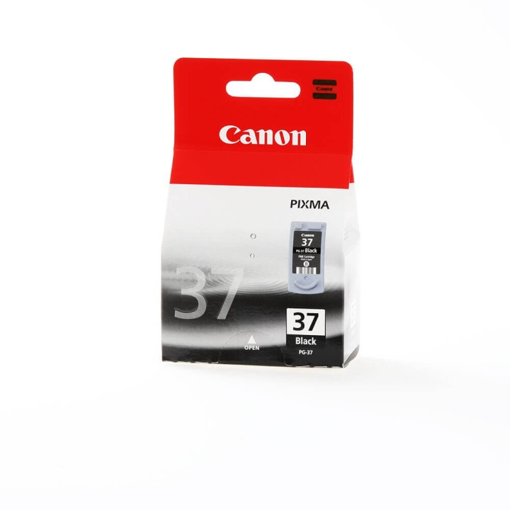 Canon Blæk 2145B001 PG-37 Sort i gruppen COMPUTERTILBEHØR / Printere og tilbehør / Blæk og toner / Blækpatroner / Canon hos TP E-commerce Nordic AB (C16012)