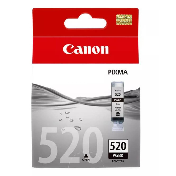 Canon Blæk 2932B001 PGI-520 Sort i gruppen COMPUTERTILBEHØR / Printere og tilbehør / Blæk og toner / Blækpatroner / Canon hos TP E-commerce Nordic AB (C16034)