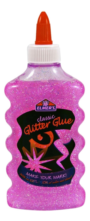 ELMER\'S Glitter Glue Pink, 177ml, Lim i gruppen LEGETØJ, BØRN & BABY / Legetøj / Hobbyartikler hos TP E-commerce Nordic AB (C16163)