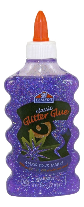 ELMER\'S Glitter Glue Purple, 177ml, Lim i gruppen LEGETØJ, BØRN & BABY / Legetøj / Hobbyartikler hos TP E-commerce Nordic AB (C16167)
