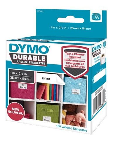 DYMO LW Durable small multi-purpose 25mm x 54mm liten box, 160 etiketter i gruppen COMPUTERTILBEHØR / Printere og tilbehør / Printere / Labelmaskiner og tilbehør / Etiketter hos TP E-commerce Nordic AB (C16183)