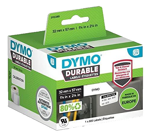 DYMO LW Durable medium multi-purpose 57mm x 32mm, 800 etiketter i gruppen COMPUTERTILBEHØR / Printere og tilbehør / Printere / Labelmaskiner og tilbehør / Etiketter hos TP E-commerce Nordic AB (C16185)