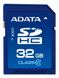 ADATA memory card, SDHC, 32GB, UHS speed class 1, speed class 10, blue i gruppen HJEMMEELEKTRONIK / Lagringsmedier / Hukommelseskort / SD/SDHC/SDXC hos TP E-commerce Nordic AB (C16234)