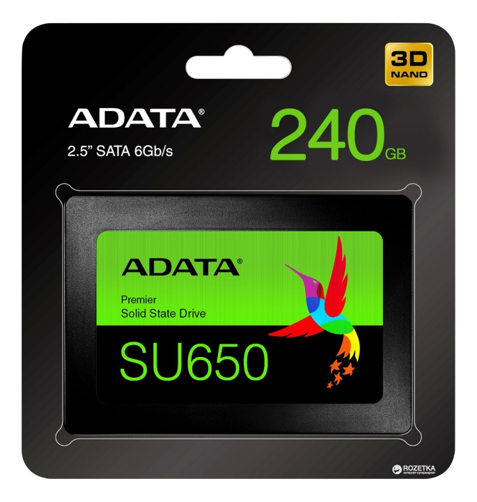 ADATA SU650 240GB SSD i gruppen COMPUTERTILBEHØR / Computerkomponenter / Harddiske / SSD hos TP E-commerce Nordic AB (C16238)