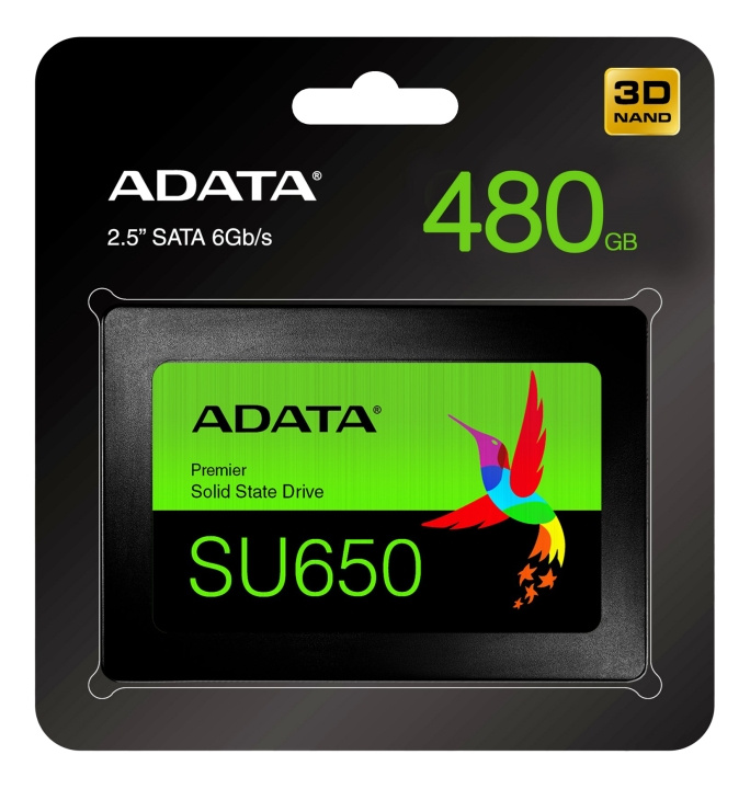 ADATA SU650 480GB SSD i gruppen COMPUTERTILBEHØR / Computerkomponenter / Harddiske / SSD hos TP E-commerce Nordic AB (C16243)