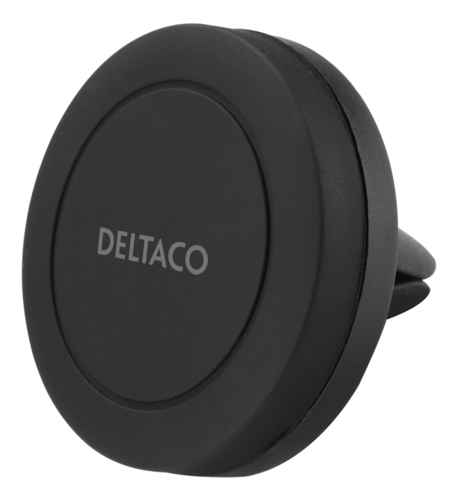DELTACO magnetic car holder, air vent mount, for mobile phone, black i gruppen BIL / Bilholder / Bilholder Smartphone hos TP E-commerce Nordic AB (C16308)