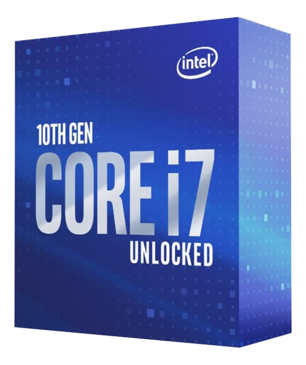 Intel Cpu Core i7-10700K, box i gruppen COMPUTERTILBEHØR / Computerkomponenter / Processorer hos TP E-commerce Nordic AB (C16333)