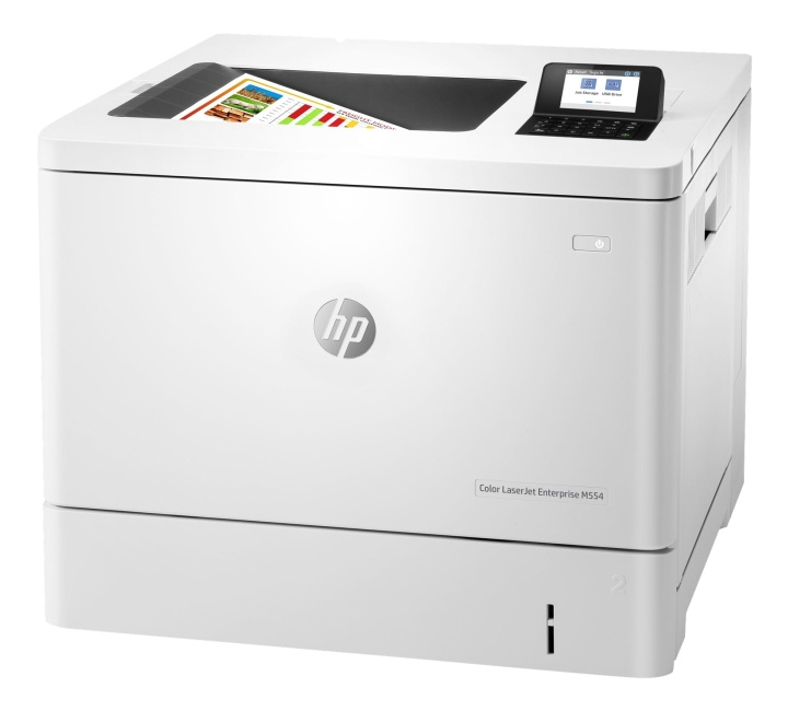 HP LaserJet Enterprise M554dn Laserprinter - Color - Laser i gruppen COMPUTERTILBEHØR / Printere og tilbehør / Printere / Laser hos TP E-commerce Nordic AB (C16386)