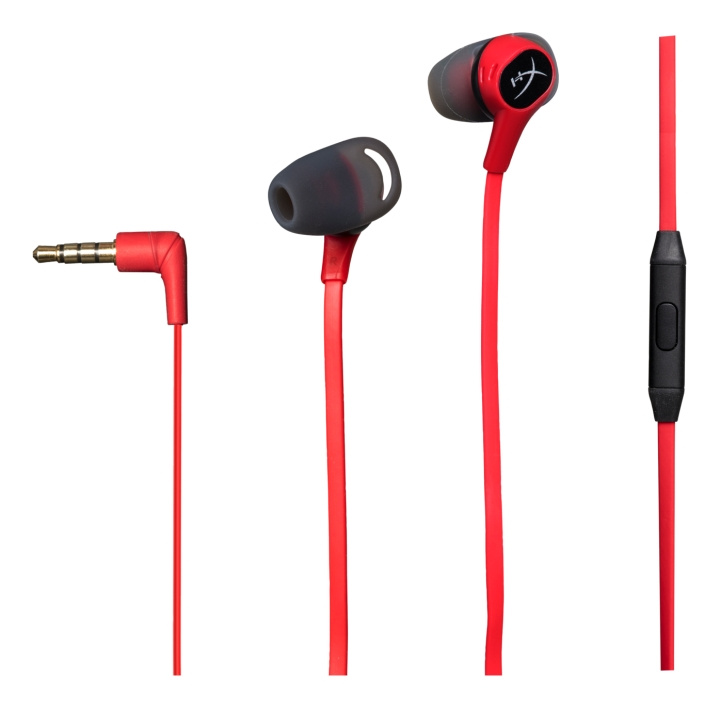 HyperX Cloud Earbuds Red HX-HSCEB-RD i gruppen HJEMMEELEKTRONIK / Lyd & billede / Hovedtelefoner & Tilbehør / Hovedtelefoner hos TP E-commerce Nordic AB (C16476)