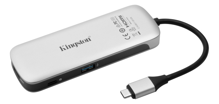 Kingston Nucleum USB-C hub/multiport docking station i gruppen COMPUTERTILBEHØR / Bærbare computere og tilbehør / Docking stationer hos TP E-commerce Nordic AB (C16573)