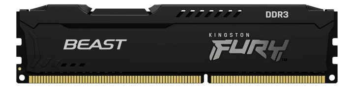 Kingston 16GB 1600MHz DDR3 CL10 DIMM (Kit of 2) FURY Beast Black i gruppen COMPUTERTILBEHØR / Computerkomponenter / RAM-hukommelse / DDR3 hos TP E-commerce Nordic AB (C16677)