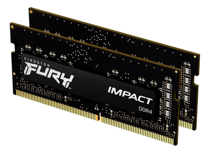 Kingstone 16GB 2666MHz DDR4 CL15 SODIMM (Kit of 2) FURY Impact i gruppen COMPUTERTILBEHØR / Computerkomponenter / RAM-hukommelse / DDR4 SoDimm hos TP E-commerce Nordic AB (C16724)