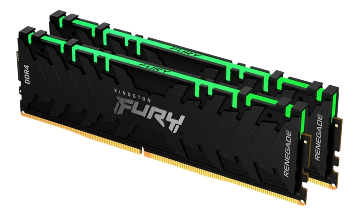 Kingston 16GB 3200MHz DDR4 CL16 DIMM (Kit of 2) FURY Renegade RGB i gruppen COMPUTERTILBEHØR / Computerkomponenter / RAM-hukommelse / DDR4 hos TP E-commerce Nordic AB (C16764)