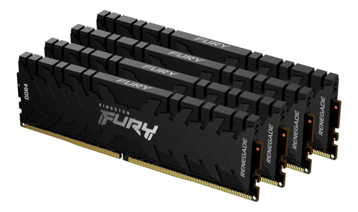 Kingston 32GB 3200MHz DDR4 CL16 DIMM (Kit of 4) FURY Renegade Black i gruppen COMPUTERTILBEHØR / Computerkomponenter / RAM-hukommelse / DDR4 hos TP E-commerce Nordic AB (C16772)