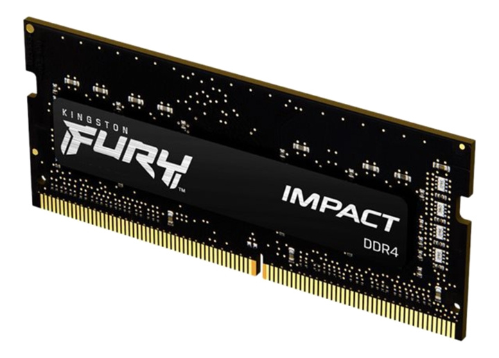 Kingston 16GB 3200MHz DDR4 CL20 SODIMM FURY Impact i gruppen COMPUTERTILBEHØR / Computerkomponenter / RAM-hukommelse / DDR4 SoDimm hos TP E-commerce Nordic AB (C16774)