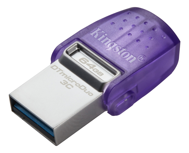 Kingston 64 GB DataTraveler microDuo 3C i gruppen HJEMMEELEKTRONIK / Lagringsmedier / USB-flash drev / USB 3.2 hos TP E-commerce Nordic AB (C16924)