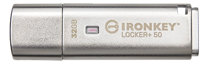 Kingston 32GB IKLP50 AES USB, w/256bit i gruppen HJEMMEELEKTRONIK / Lagringsmedier / USB-flash drev / USB 3.2 hos TP E-commerce Nordic AB (C16932)