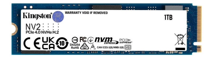 Kingston 1000G NV2 M.2 2280 PCIe 4.0 NVMe SSD i gruppen COMPUTERTILBEHØR / Computerkomponenter / Harddiske / SSD hos TP E-commerce Nordic AB (C16943)