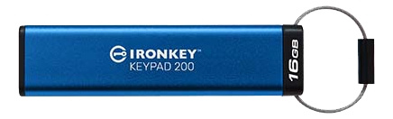 Kingston 16GB IronKey Keypad 200, FIPS 140-3 Lvl 3 (Pending) AES-256 i gruppen HJEMMEELEKTRONIK / Lagringsmedier / USB-flash drev / USB 3.2 hos TP E-commerce Nordic AB (C16947)