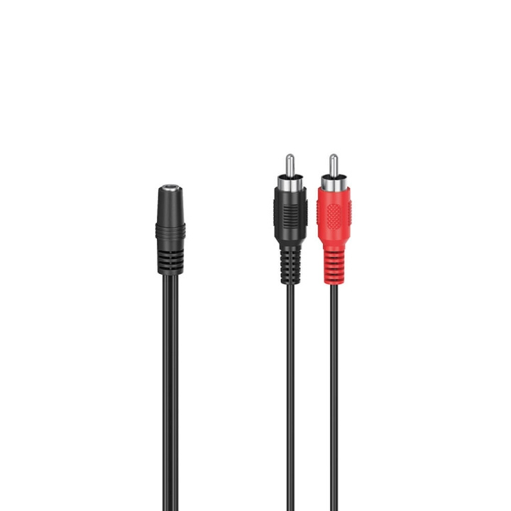 Hama Adapter Lyd 2x RCA til 3.5 Stereo i gruppen HJEMMEELEKTRONIK / Kabler og adaptere / RCA / Adaptere hos TP E-commerce Nordic AB (C17012)