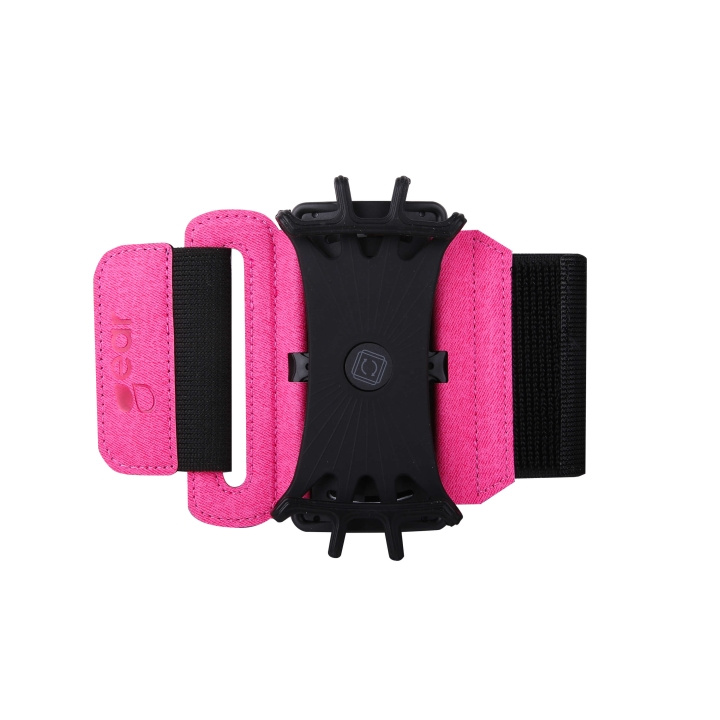 GEAR Sportsarmbånd Premium Universal Over- & Underarm Vridbar Holder Rosa i gruppen SMARTPHONES & TABLETS / Træning, hjem og fritid / Sport armbånd hos TP E-commerce Nordic AB (C17085)