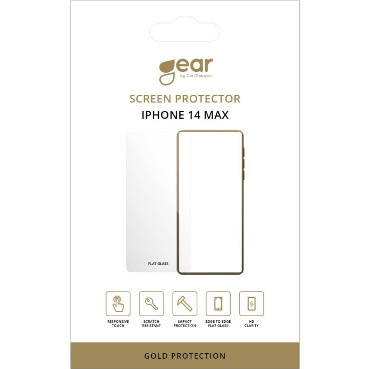 GEAR Skærmbeskytter 2.5D iPhone 14 Plus i gruppen SMARTPHONES & TABLETS / Mobil Beskyttelse / Apple / iPhone 14 hos TP E-commerce Nordic AB (C17094)
